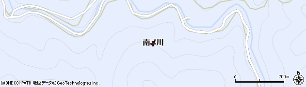 高知県越知町（高岡郡）南ノ川周辺の地図