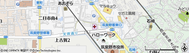 栄パチンコファンファクトリー栄筑紫野店周辺の地図
