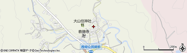 福岡県那珂川市西畑周辺の地図
