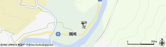 北寺周辺の地図