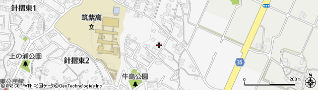 福岡県筑紫野市牛島394周辺の地図