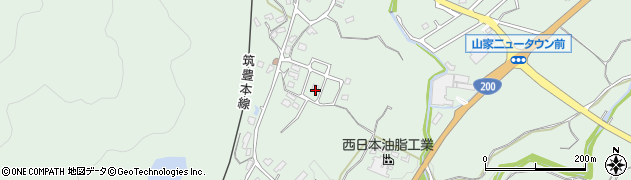 福岡県筑紫野市山家2775周辺の地図