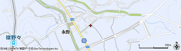 高知県高岡郡佐川町永野周辺の地図