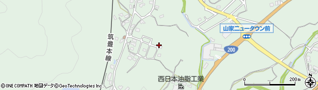 福岡県筑紫野市山家2786周辺の地図
