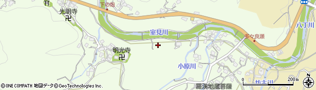 石釜公園周辺の地図