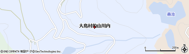 長崎県平戸市大島村的山川内周辺の地図