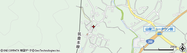 福岡県筑紫野市山家2531周辺の地図