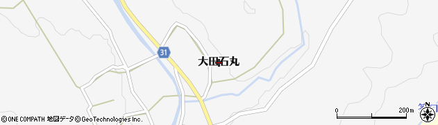 大分県杵築市大田石丸周辺の地図