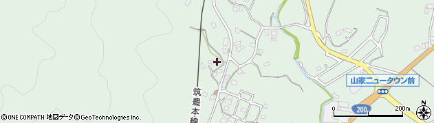 福岡県筑紫野市山家2528周辺の地図