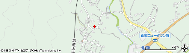 福岡県筑紫野市山家2515周辺の地図