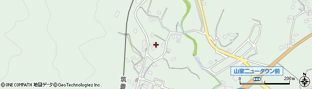 福岡県筑紫野市山家2516周辺の地図