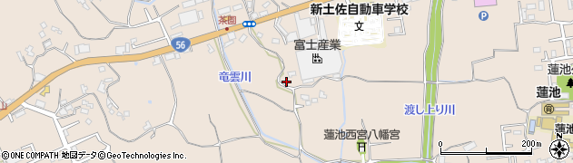 高知県土佐市蓮池周辺の地図