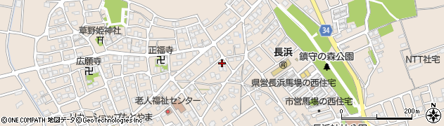 長浜東南児童遊園周辺の地図