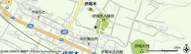 高知県安芸市伊尾木周辺の地図