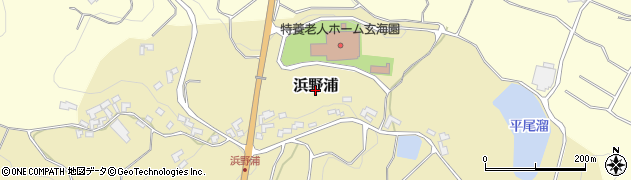 佐賀県玄海町（東松浦郡）浜野浦周辺の地図