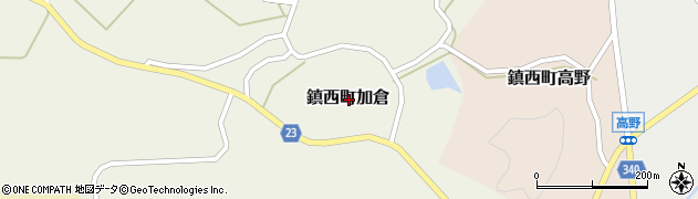 佐賀県唐津市鎮西町加倉周辺の地図