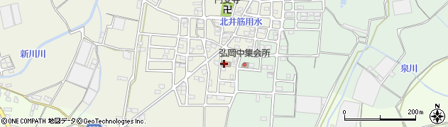 高知市　市民会館春野弘岡中市民会館周辺の地図