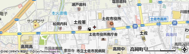高知銀行高岡支店 ＡＴＭ周辺の地図