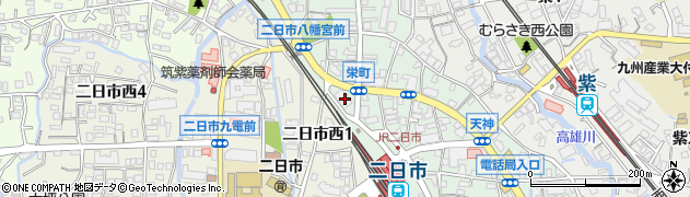 西日本シティ銀行二日市支店 ＡＴＭ周辺の地図