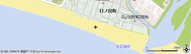 高知県安芸市日ノ出町6周辺の地図
