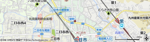福岡銀行二日市支店周辺の地図