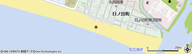 高知県安芸市日ノ出町4周辺の地図