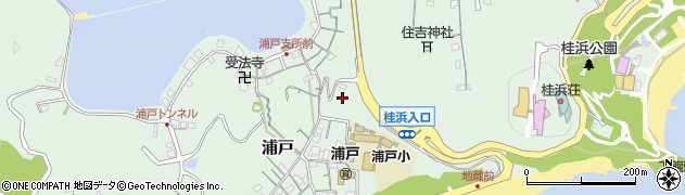 高知市役所　高知市消防局消防団本部浦戸分団周辺の地図