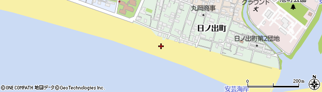 高知県安芸市日ノ出町3周辺の地図