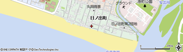 高知県安芸市日ノ出町7周辺の地図