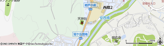 福岡県那珂川市西隈318周辺の地図