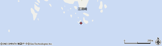 江須崎周辺の地図