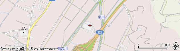 福吉川周辺の地図