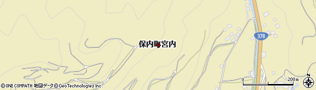 愛媛県八幡浜市保内町宮内周辺の地図