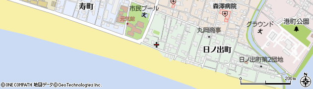 高知県安芸市日ノ出町1周辺の地図