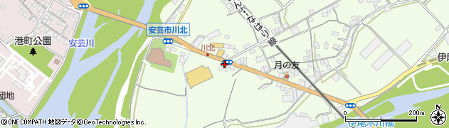 高知県安芸市川北甲1657周辺の地図