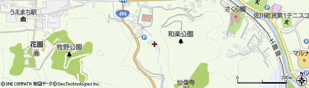 高知県高岡郡佐川町甲1233周辺の地図