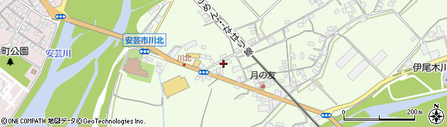 高知県安芸市川北甲1651周辺の地図
