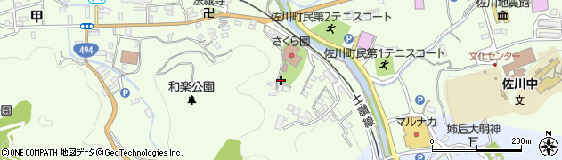 高知県高岡郡佐川町甲2595周辺の地図