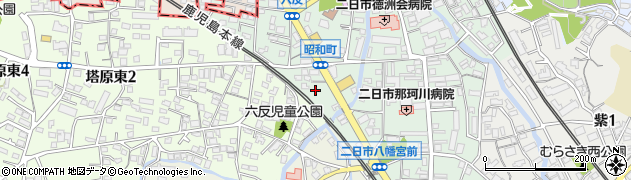 トヨタレンタリース博多二日市店周辺の地図