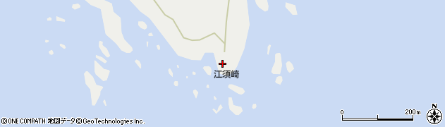 江須埼灯台周辺の地図