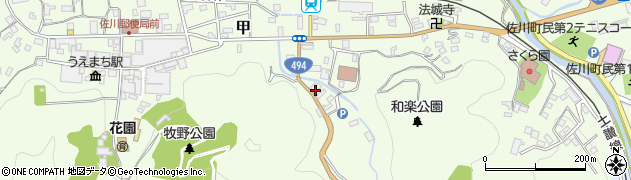 高知県高岡郡佐川町甲1236周辺の地図