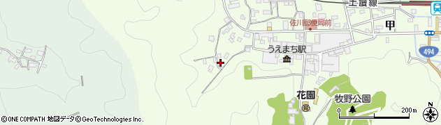 高知県高岡郡佐川町甲1554周辺の地図