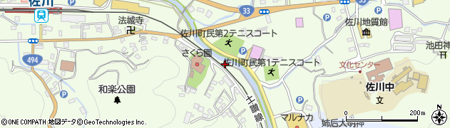 高知県高岡郡佐川町甲1129周辺の地図