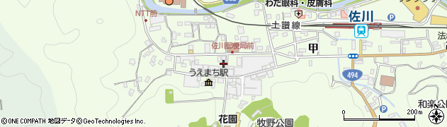 高知県高岡郡佐川町甲1511周辺の地図