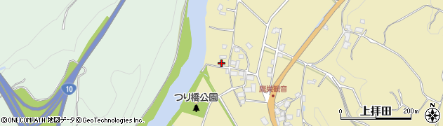 大分県宇佐市上拝田439周辺の地図