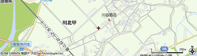 高知県安芸市川北甲1278周辺の地図