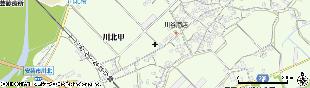 高知県安芸市川北甲1271周辺の地図