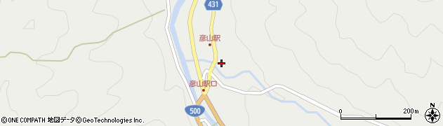 福岡県田川郡添田町落合799周辺の地図