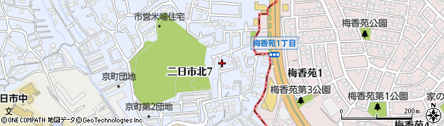 あけぼの台団地公園周辺の地図