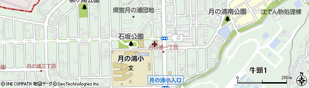 大野城市公民館　月の浦公民館周辺の地図